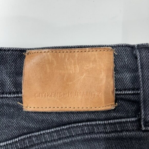 Citizens of Humanity Charlotte Straight Ankle Jeans Womens Size 28 Black - Picture 12 of 13